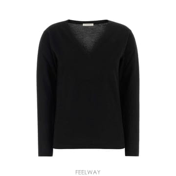 더 로우 POESIS 탑 R000702Y1026 BLK B0442256081