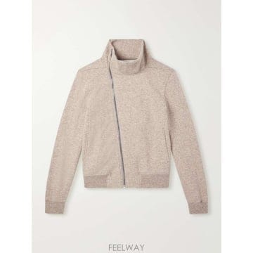 릭오웬스 바우하우스 울 & 코튼블렌드 집업 스웨터 RU02F4272 B0082256125