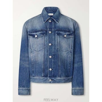 드리스 반 노튼 패널 COTTONDENIM 트러커 자켓 262-02 B0082256166