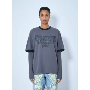 26 F/W 아크네 스튜디오 레이어드 그래픽 티셔츠 AL0559-AV B0112255361