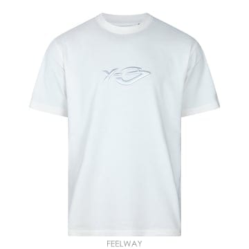 Y3 와이쓰리 초크 화이트 코튼 티셔츠 KW8184WHITE B0562255865