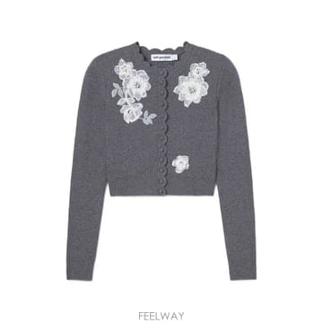 셀프 포트레이트 가디건 AW26-150C-GRGREY B0712256539