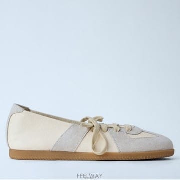 26 FW 메종 마르지엘라 레이스업 레더 발레리나 스니커즈 S58WS0297 P7790 T2073