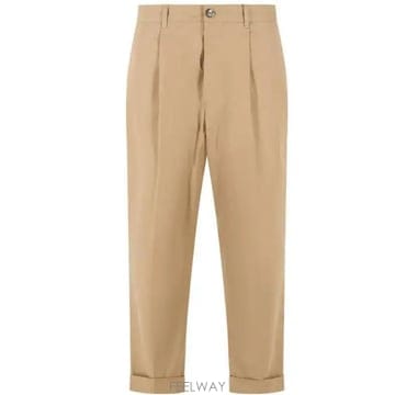 26FW 아미 코튼 캐롯 오버사이즈 트라우저 HTR121 CO0132A184 Beige