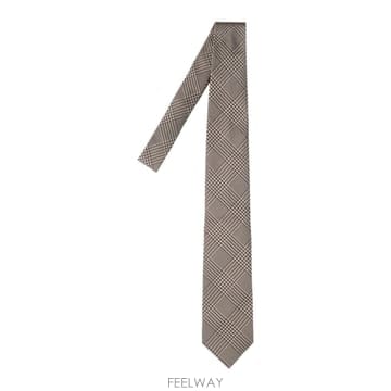 톰포드 체크 실크 타이