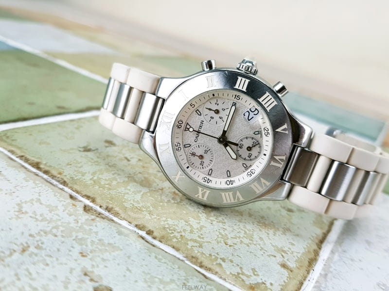 Cartier ��쿡 21C ũ�γ� ȭ��Ʈ ������� �ð� 38mm��쿡 21C ũ�γ� ȭ��Ʈ ������� �ð� 38mm