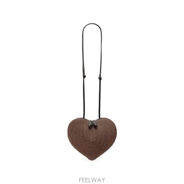 알라이아 르 꾀르 라피아 크로스바디 백