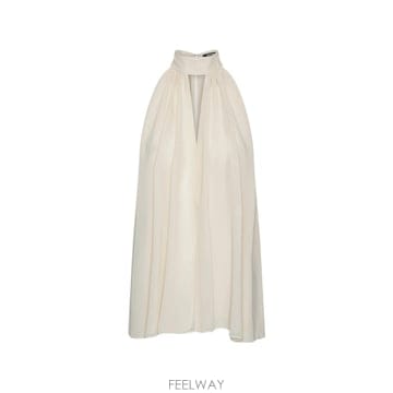 | Other Brand | ROTATE BIRGER CHRISTENSEN halterneck bow top white 121279796ROTATE BIRGER CHRISTENSEN halterneck bow top white 121