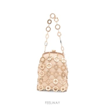 Cult Gaia Brielle ring embellished clutch bag 12127967412488