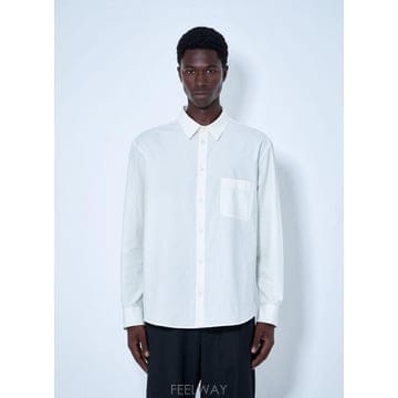 26 FW 더로우 남성 퍼로 셔츠 row0165006wht