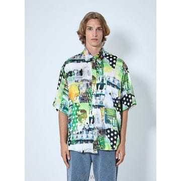 26 FW 마틴로즈 남성 박시 랩 셔츠 mtr0164011grn