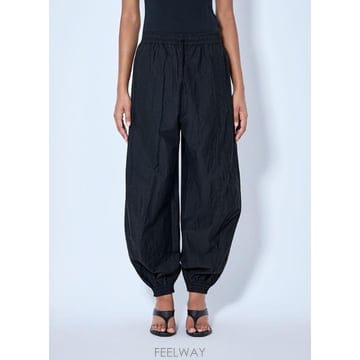 26 FW ROHE 여성 벌룬 트랙 팬츠 roe0265018blk