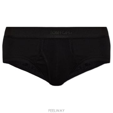 26 FW 톰포드 로고 웨이스트밴드 브리프 블랙 002 T4LC130400