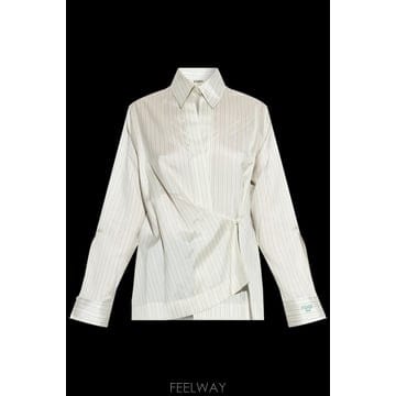 26SS Fendi 실크 셔츠 with stripe pattern FS8287AYNPF1T6E TP57773