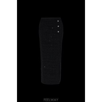 ALESSANDRA RICH 26SS �˷�����ġ ��ĿƮ with a slit FABX4353K47227638BLACK TP57143226SS �˷�����ġ ��ĿƮ with a slit FABX4353K472276