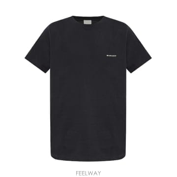 26SS 이자벨마랑 Zafferh T 셔츠 TS0047HAB3N13H01BK TP570530380