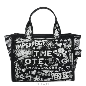 The Punk Scribble Canvas 스몰 토트 백 2S6HTT016H02002 TP57442028