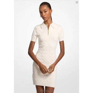 Michael Kors ����Ŭ �ھ  Logo Jacquard ���� �巹������Ŭ �ھ  Logo Jacquard ���� �巹��