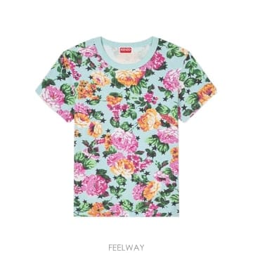 Kenzo 26SS KENZO T ���� with floral motif FG52TS2144SK60 TP57398665026SS KENZO T ���� with floral motif FG52TS2144SK60 TP5