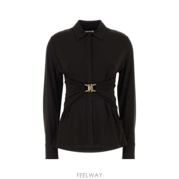 Ferragamo 26FW ����䷹ ��󰡸� ��ũ ���� stretch viscose ���� 13I403795858DARKEXP26FW ����䷹ ��󰡸� ��ũ ���� stretch viscose ��
