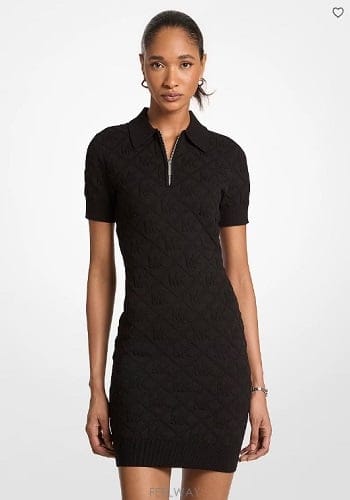 Michael Kors ����Ŭ �ھ  Logo Jacquard ���� �巹������Ŭ �ھ  Logo Jacquard ���� �巹��