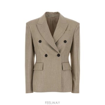26FW 브루넬로 쿠치넬리 Cappuccino twill 블레이저 MG5177241PC1083 TP57653