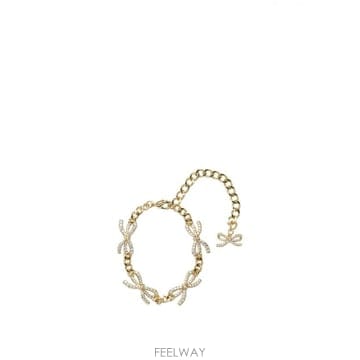 25FW Self portrait CRYSTAL 보우 브레이스렛 AW25607BGDGOLD TP5779734