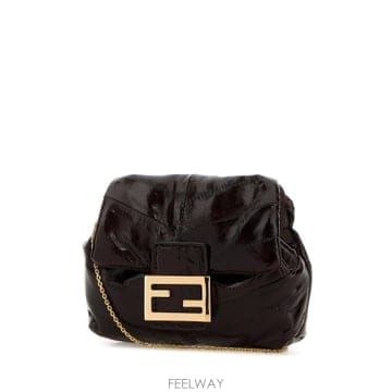 26SS Fendi NANO MAMMA BAGU ANGUILLA CHEVR 7AS420AV5BF18H6 TP