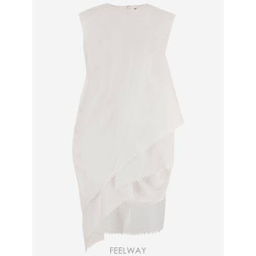 26SS 자크뮈스 Asymmetric 드레스 Traversin DRW00814AW00781100 TP5743