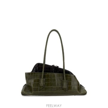 26FW 디아티코 La Passeggiata 스몰 탑 핸들 MIX CROCODILE EFFECT 260WAH