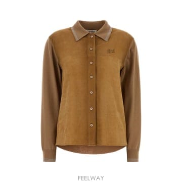 Miu Miu 26SS �̿�̿� Camel �� �� suede ����� MMF01RSOOO18TKF0040 TP5714976726SS �̿�̿� Camel �� �� suede ����� MMF01RSOOO18TKF