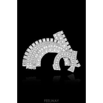 Ferragamo 26FW ����䷹ ��󰡸� Brooch with ũ����Ż 760986PINGANSMAL795073PLDCRY26FW ����䷹ ��󰡸� Brooch with ũ����Ż 760986PING