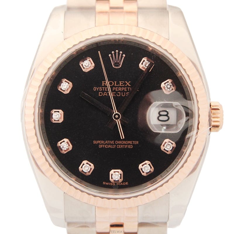 Rolex [��������] ROLEX �ѷ��� ����Ʈ����Ʈ 116231 10P���̾Ƽ��� ������18K ������ �޺� �ð�[��������] ROLEX �ѷ��� ����Ʈ����Ʈ 116231 10P���̾�