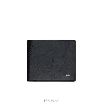 비비안웨스트우드 ORB 로고 반지갑 블랙