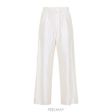 26SS CARVEN 아이보리 satin pyjama pant 6261K21281N002 TP57454082