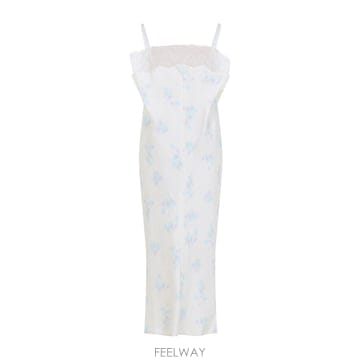 26SS CARVEN Carven Lingerie Midi 드레스 6261K21300N768 TP574540