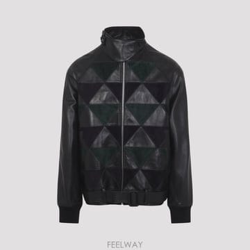 25FW Lanvin Lanvin Intarsia 봄버 자켓 RMCO0431L063H2510 TP570466