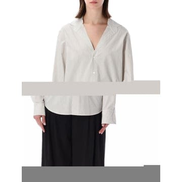 Maison Margiela 26SS �������������� �������������� striped collarless ��ư ���� 26PS52DT0035M326SS �������������� �������������� striped collarless 