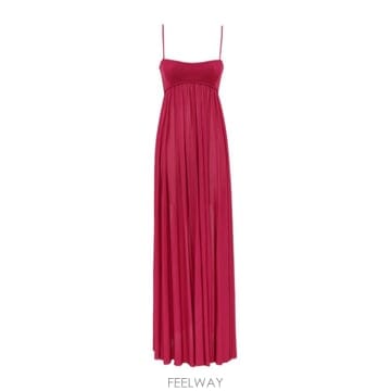 26SS 짐머만 Luna 저지 Bandeau Gown 8475DS261FUS TP574772689