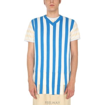 SUNNEI 21SS SUNNEI ������ WITH STRIPED PATTERN SN1PXM008001TTF01WHITET21SS SUNNEI ������ WITH STRIPED PATTERN SN1PXM008001TT