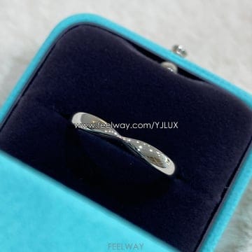 티파니 15 하모니 밴드링 3mm 플래티늄 반지 Y55090