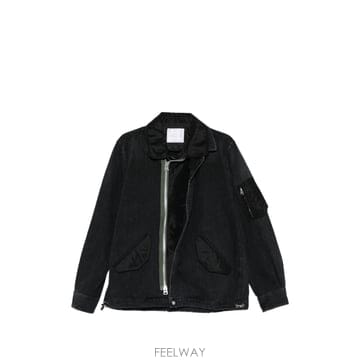 26SS Sacai Nylon insert 데님 자켓 2603928M001 TP570835317