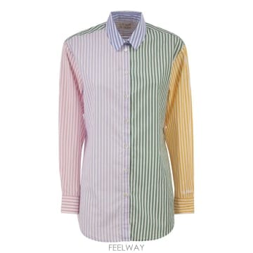 | Other Brand | 26SS ����Ʈ�ٽ� ��Ƽ�÷� striped ��ư ���� with back embroidery BRIG0010126SS ����Ʈ�ٽ� ��Ƽ�÷� striped ��ư ���� with back e