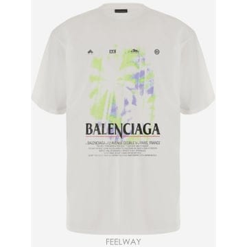 Balenciaga 26FW Balenciaga T ���� with �ΰ� 764235TUV079000 TP57690517026FW Balenciaga T ���� with �ΰ� 764235TUV079000 TP576