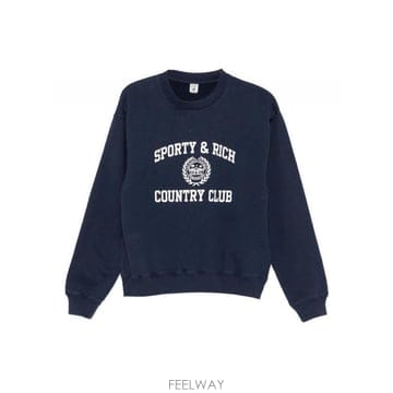 스포티앤리치 스웨터 NAVY