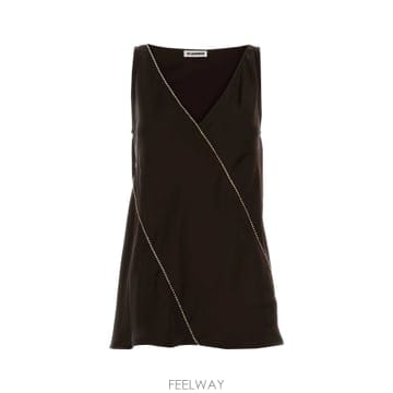 JIL SANDER 26SS ������ Chocolate viscose ž J01NC0176J65022602 TP57051222526SS ������ Chocolate viscose ž J01NC0176J65022602 TP