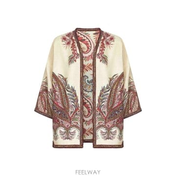 ETRO 25FW Etro CREAM ��Ƽ �÷� PAISLEY ����Ʈ ��Ʈ SLEEVE ���� WRCA0024AV74625FW Etro CREAM ��Ƽ �÷� PAISLEY ����Ʈ ��Ʈ SLEEVE 