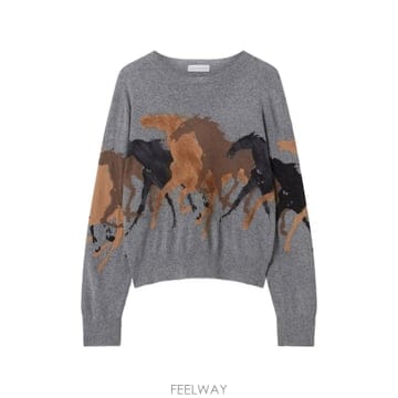 Stella McCartney 26FW ���ڶ� ��īƮ�� �� ������ with decorative pattern 6K12573S2666126226FW ���ڶ� ��īƮ�� �� ������ with decorative pattern