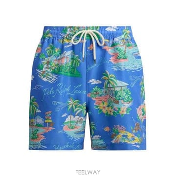 26SS 폴로 랄프 로렌 Nylon Traveler 폴로 베어 145 Cm 스윔 숏츠 710B13657001
