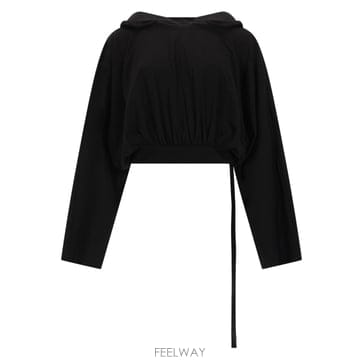 26SS 릭오웬스 CROPPED 후드 T 셔츠 DS01F4218RN09 TP576258422